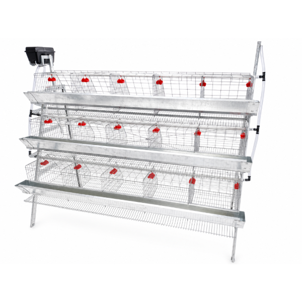 3-Tier Laying Cages